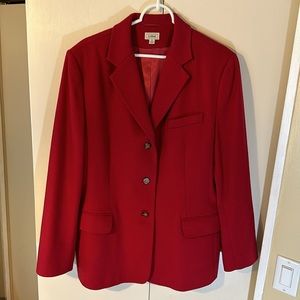 LL Bean Wool Cashmere Blend Peacoat
